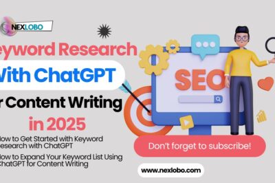 How to Do Keyword Research with ChatGPT for Content Writing in 2025